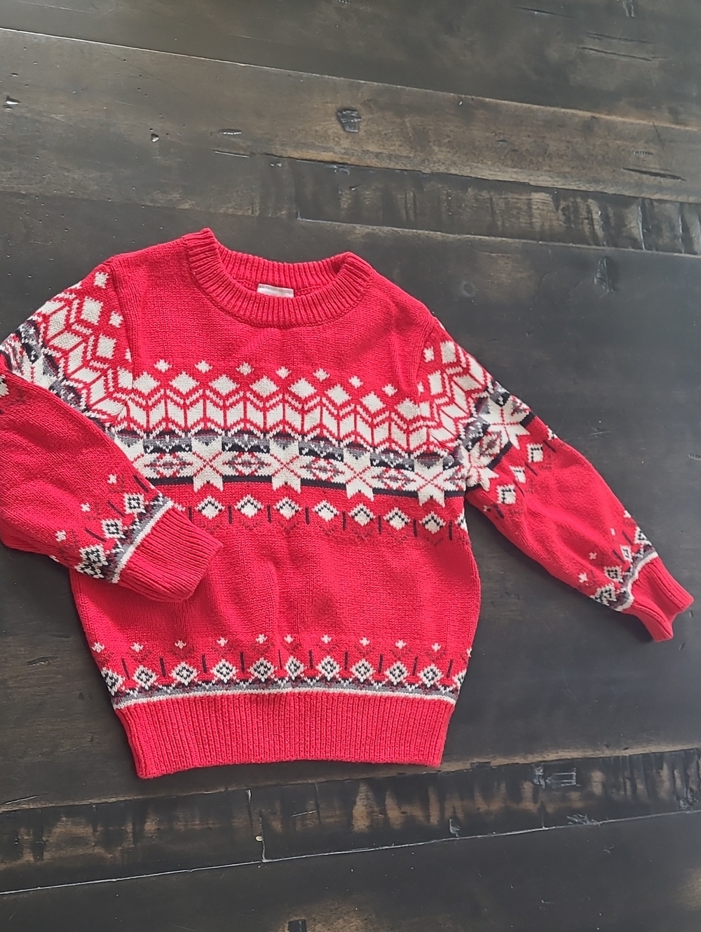 Size 3, Hanna Andersson Fair Isle Sweater